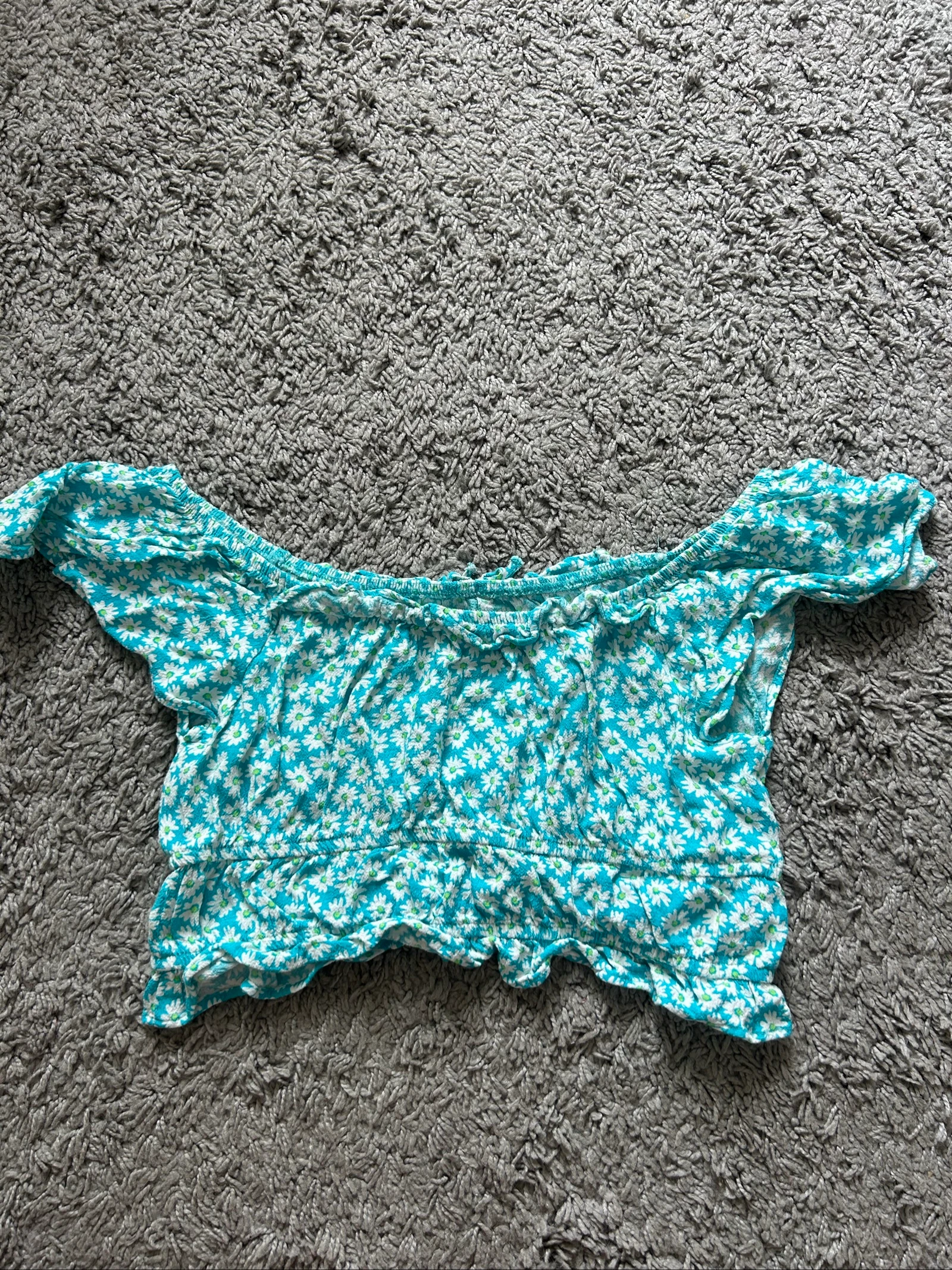Blue floral top – photo 3